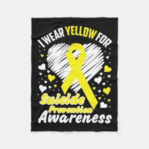 Cobertor De Velo Usar Amarelo Para Sensibilização Para A Prevenção