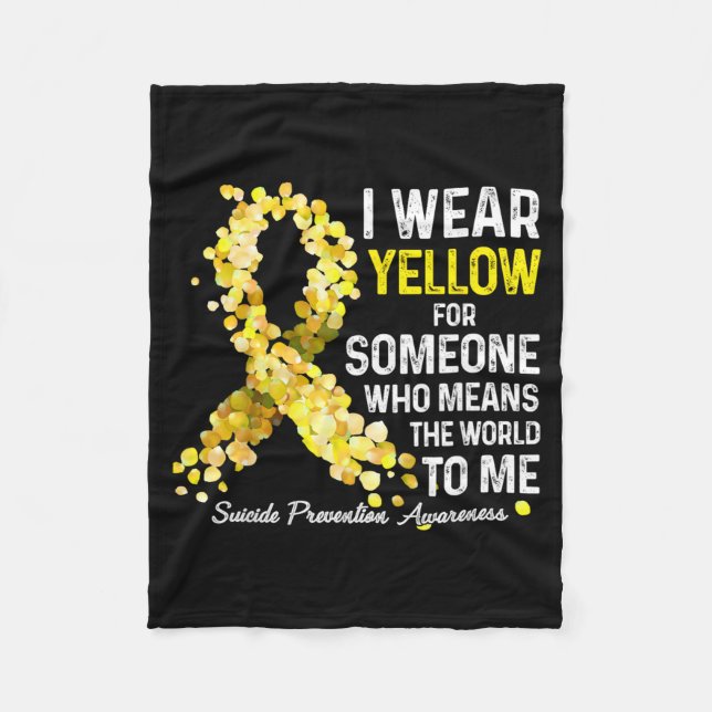 Cobertor De Velo Use Amarelo Para a Prevenção da Perda de Alguém (Frente)