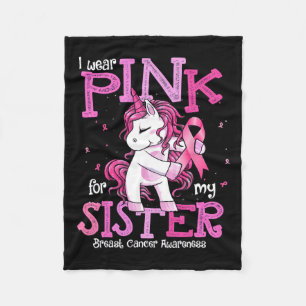 Cobertor De Velo Use Camisa Rosa Para Minha Irmã Camisa Conscientiz