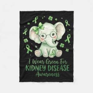 Cobertor De Velo Use Verde para a Conscientização da Doença Renal F