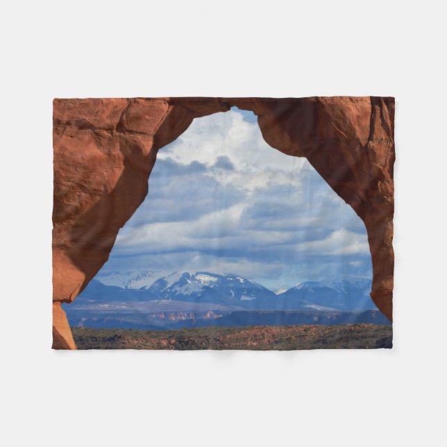 Cobertor De Velo Utah, Parque Nacional Arches, Arco Delicado (Frente (Horizontal))