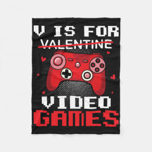 Cobertor De Velo V É Para O Dia Dos Namorados Video Game Para Crian
