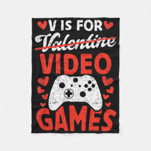 Cobertor De Velo V é para Videos games Jogo Amor Anti Valentine's D