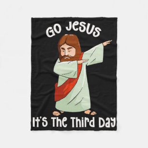 Cobertor De Velo Vá Jesus É O Terceiro Dia Dabando Jesus Páscoa D