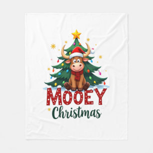 Cobertor De Velo Vaca das Terras Altas Bezerra Chapéu de Papai Noel