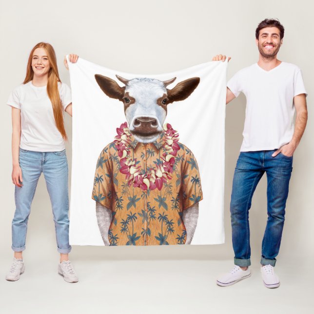 Cobertor De Velo Vaca de Camisa Havaiana (In Situ)
