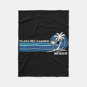 Cobertor De Velo Vaga da família Vintage México Playa Del Car
