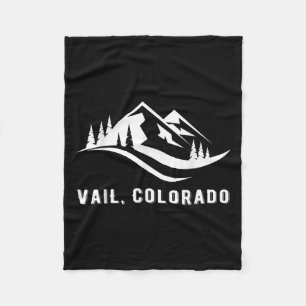 Cobertor De Velo Vail Colorado Mountain Souvenir Memabilia Winte