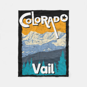 Cobertor De Velo Vail Colorado Mountain State Rocky Mounains Tee S