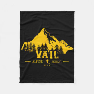 Cobertor De Velo Vail Colorado Usa Ski Resort alpino Souveni