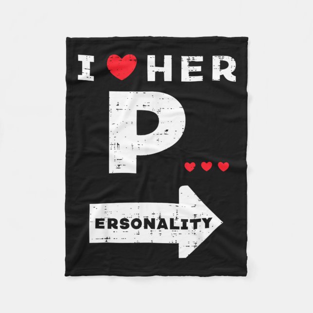 Cobertor De Velo Valentines Day I Love Her Ity Matching Couple Men  (Frente)