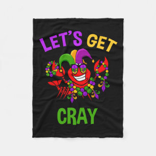 Cobertor De Velo Vamos Arranja Cray Mardi Gras Engraçada Lata