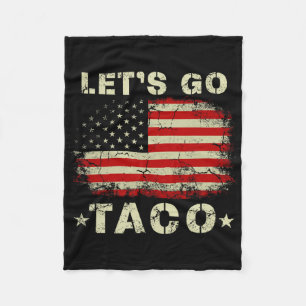 Cobertor De Velo Vamos Camiseta Taco Engraçado Vamos Camiseta Taco