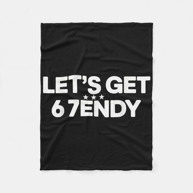 Cobertor De Velo Vamos Fazer Sendy 67 Seis Sete Meme  (Frente)