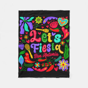 Cobertor De Velo Vamos festa san antonio floral engraçado cinco de