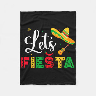 Cobertor De Velo Vamos Fiesta Cinco De Mayo Partido Mexicano Mulher