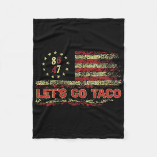 Cobertor De Velo Vamos Go Taco 8647 Us Flag 86 47 Men Women 11