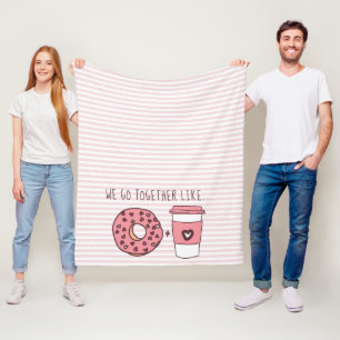 Cobertor De Velo Vamos Juntar Rosquinhas E Café Folheto