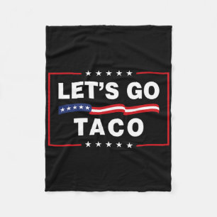 Cobertor De Velo Vamos Lá Taco Divertido Político Taco Trump Sempre