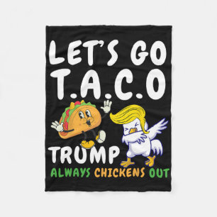 Cobertor De Velo Vamos Lá Taco Engraçado Trump Sempre Desiste 18