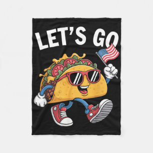 Cobertor De Velo Vamos Lá Taco Engraçado Trump Sempre Desiste 18