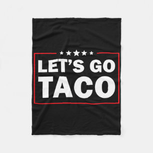 Cobertor De Velo Vamos Lá Taco Engraçado Trump Sempre Desiste 60