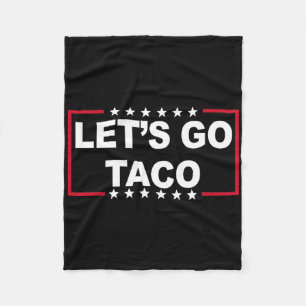 Cobertor De Velo Vamos Lá Taco Frase Divertida Citação Para Homens
