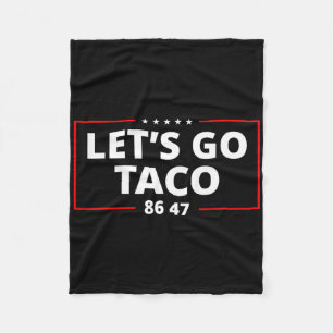 Cobertor De Velo Vamos Lá Taco Paródia Divertida Meme Anti Presiden