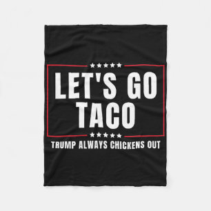 Cobertor De Velo Vamos Lá Taco Piada Taco Trump Sempre Desiste