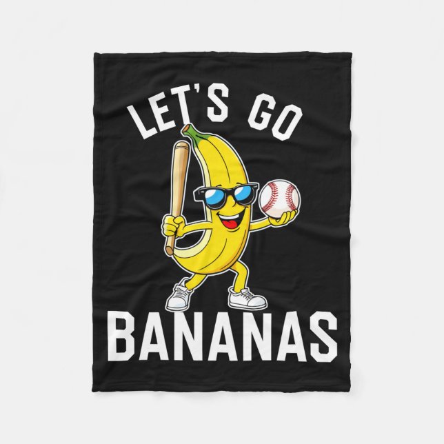 Cobertor De Velo Vamos manga longa banana  (Frente)