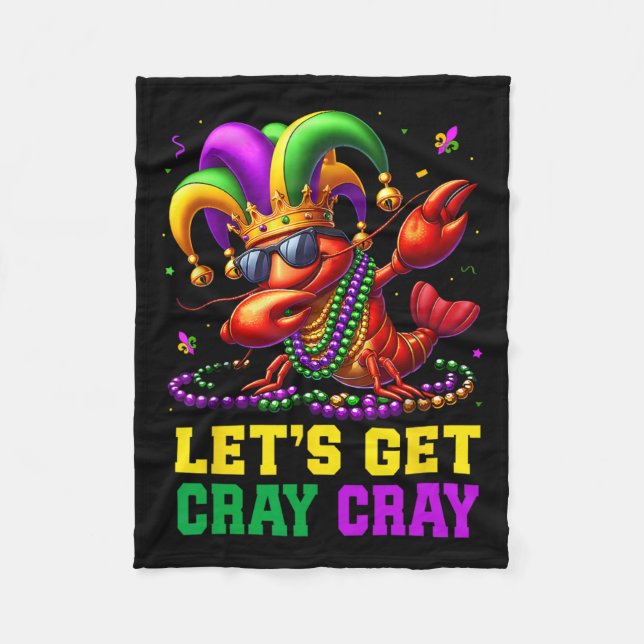 Cobertor De Velo Vamos Obter Cray Cray Crawfish Costume Boys Men Ma (Frente)