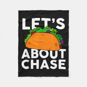Cobertor De Velo Vamos Taca Sobre Camisa Do Nome Chase Presente Tac