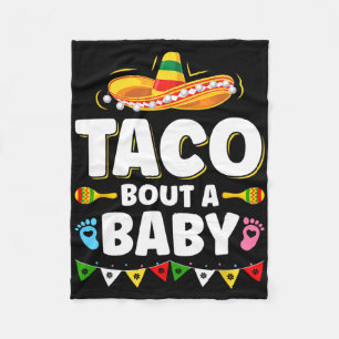 Cobertor De Velo Vamos Taco Sobre Um Bebê Mexicano Cinco De Mayo