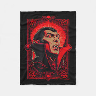 Cobertor De Velo Vamre Dracula Gótica Horror Art -halloween Vamre F