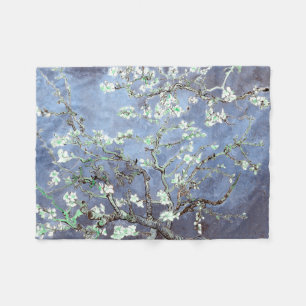 Cobertor De Velo Van Gogh Almond Blossomo Aço Azul