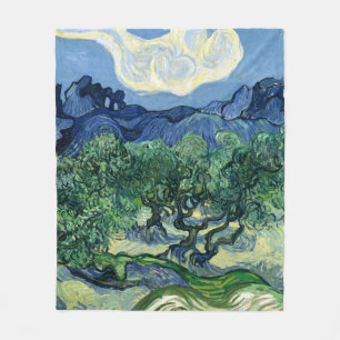 Cobertor De Velo Van Gogh As Oliveiras Pintura Paisagem