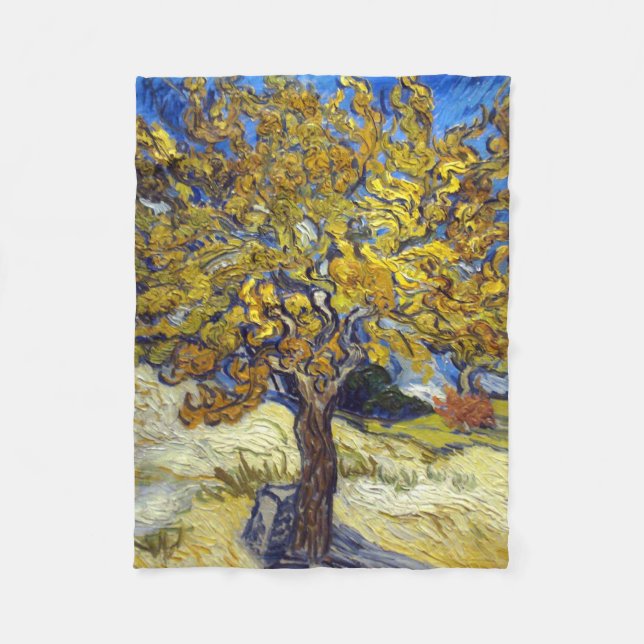 Cobertor De Velo Van Gogh Mulberry Tree Masterpart Art (Frente)