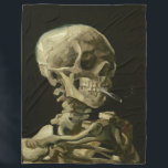 Cobertor De Velo van gogh Skull<br><div class="desc">"van gogh Skull", "skeleton Smokers Cigarro",  calavera,  "van gogh",  "van gough", "Day Of The Morts",  "dia de los muertos",  gótico,  gótico,  "skeleton burn Cigarro"</div>