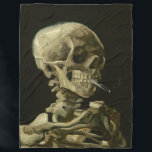 Cobertor De Velo van gogh Skull<br><div class="desc">"van gogh Skull", "skeleton Smokers Cigarro", calavera, "van gogh", "van gough", "Day Of The Morts", "dia de los muertos", gótico, gótico, "skeleton burn Cigarro"</div>