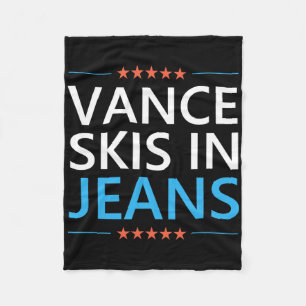 Cobertor De Velo Vance Esquia de Jeans Esquiar Divertido Jd Vance E