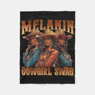 Cobertor De Velo Vaqueiras Melanina Swag História Negra Africana Me