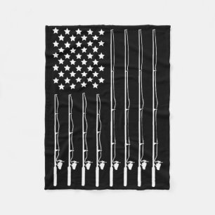 Cobertor De Velo Vara de Pesca Bandeira Americana Patriota Aventure