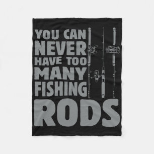 Cobertor De Velo Varas de Pesca de Design de Pescador Engraçado par