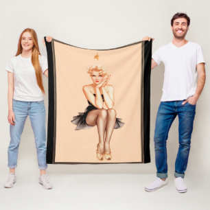 Cobertor De Velo Varga Girl Cobrir Art de Alberto Vargas