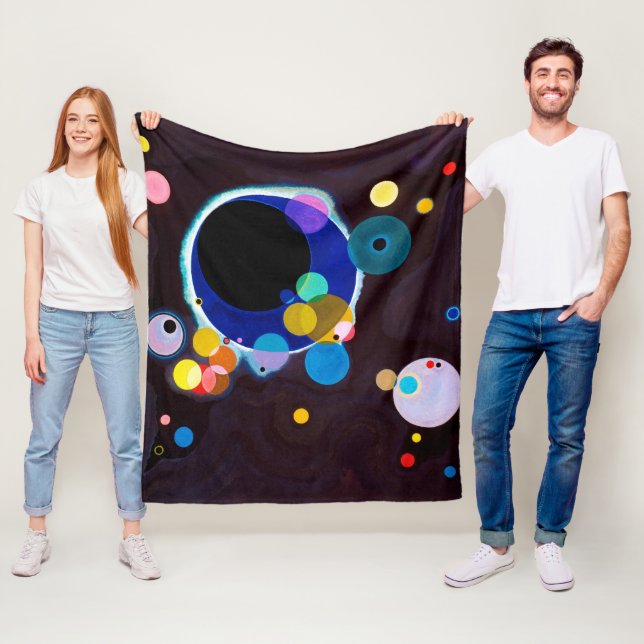 Cobertor De Velo Vários Círculos, Wassily Kandinsky (In Situ)