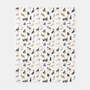 Cobertor De Velo Vários Padrões de Cães