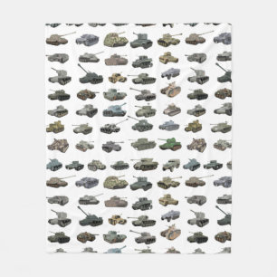 Cobertor De Velo Vários Tanques WW2