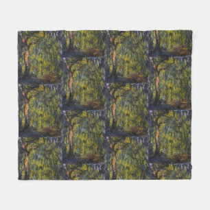Cobertor De Velo Varrendo Willow por Claude Monet, Trabalho de arte