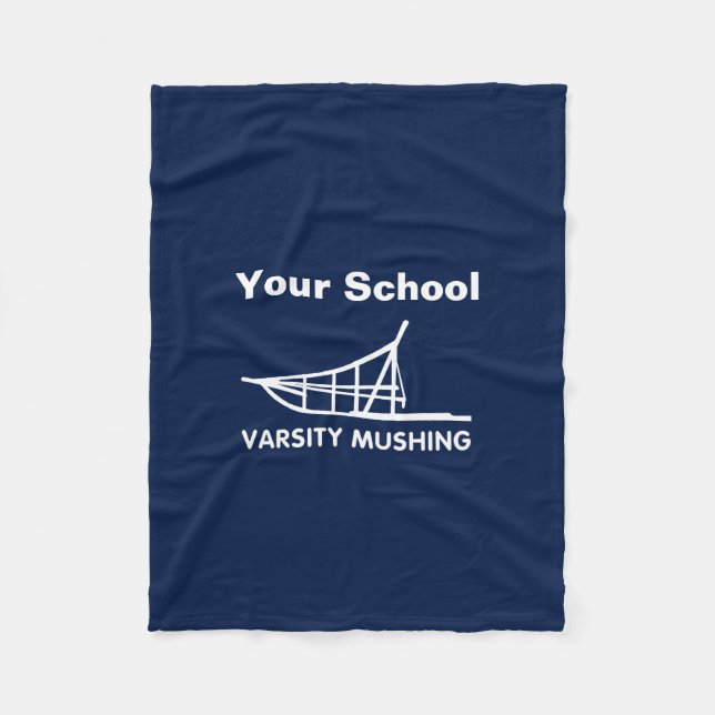 Cobertor De Velo Varsity Mushing (Frente)