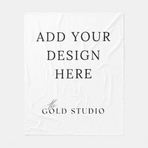 Cobertor De Velo Vazio em branco do Modelo Crie seu próprio lance